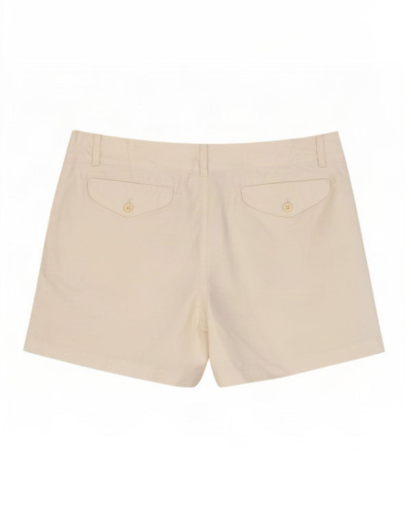 Ralph Lauren Short Chino Femme US 10 Large W34 Coton Blanc Cassé