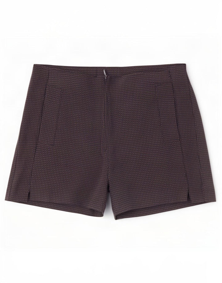 Zara Short décontracté pour femme Medium W28 Bleu marine géométrique