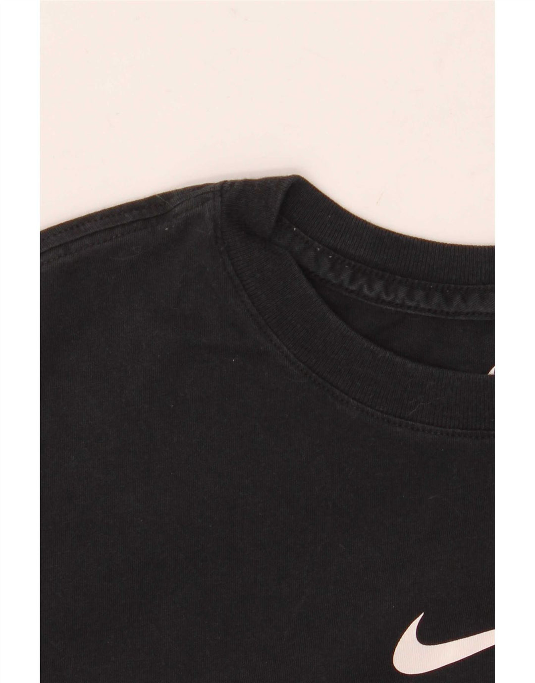 Nike T-shirt graphique Swoosh pour homme en coton noir moyen