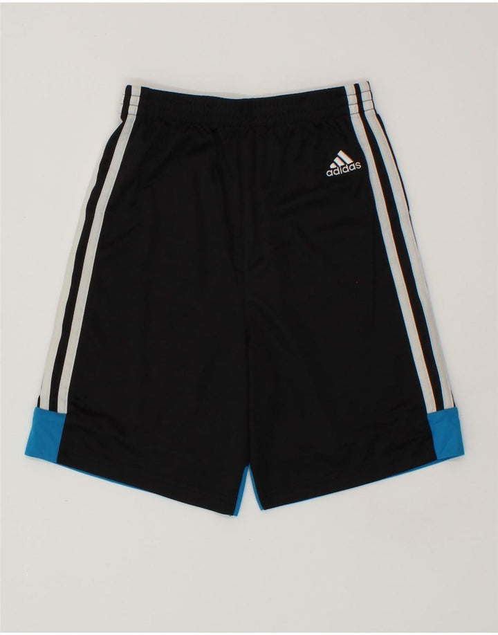 ADIDAS Boys Sport Shorts 6-7 Years  Black Colourblock Polyester Vintage Adidas and Second-Hand Adidas from Messina Hembry 