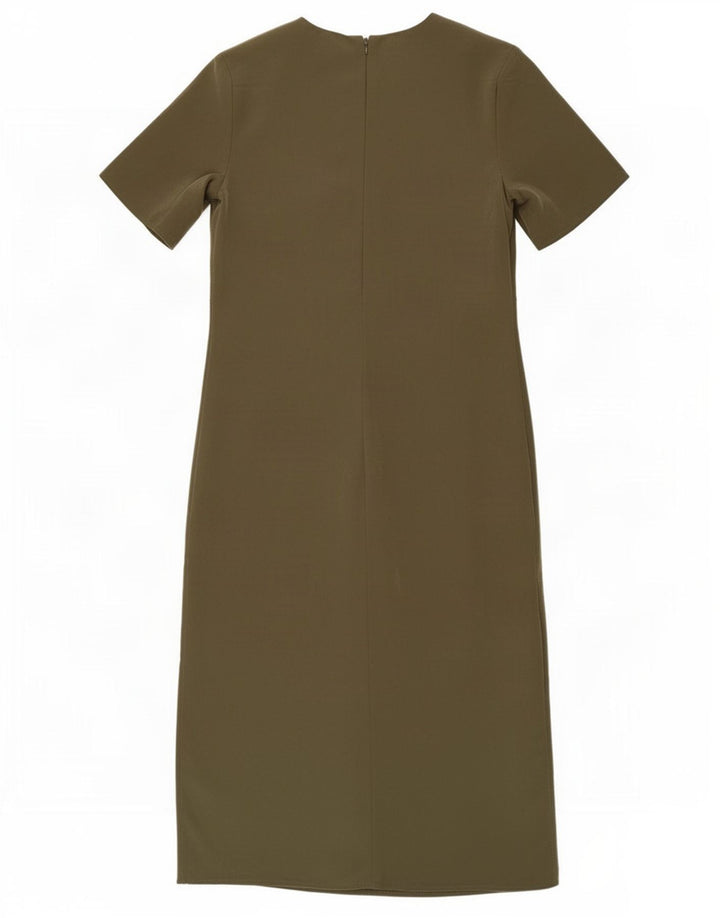 Topshop Robe Maxi Femme UK 8 Petit Vert Polyester
