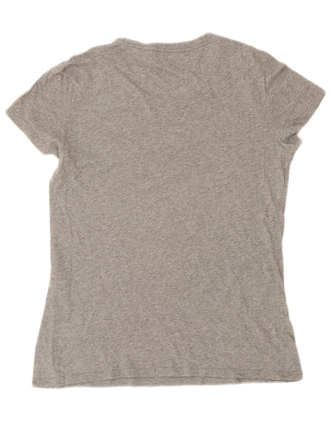 Levi's T-Shirt Graphique Femme UK 14 Gris Moyen Moucheté