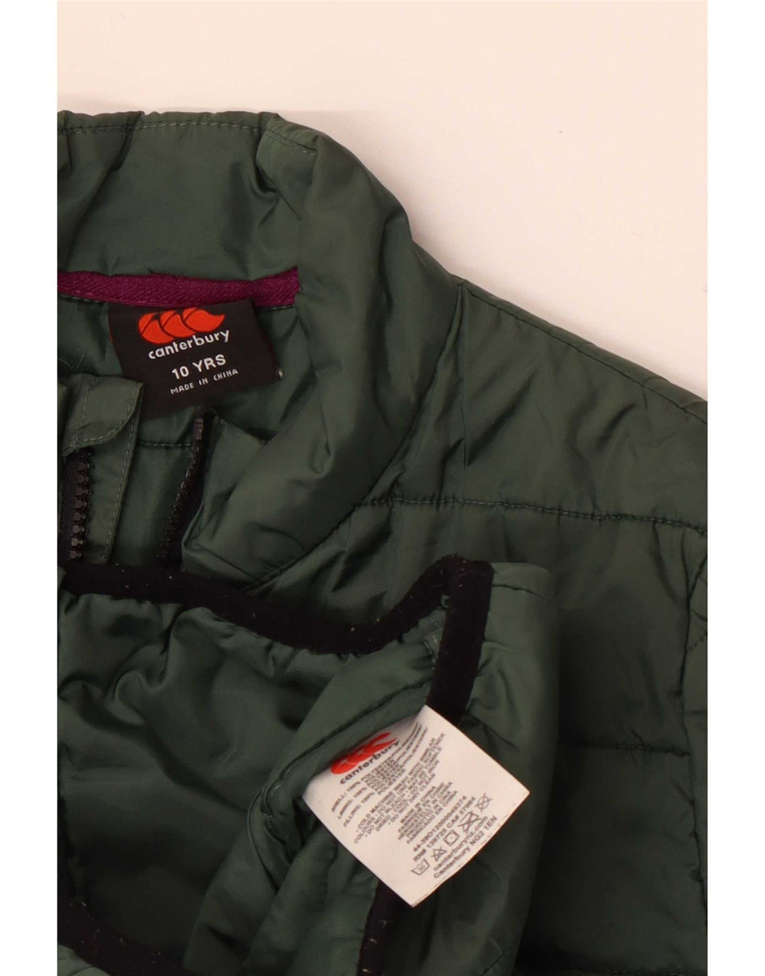 Canterbury Veste matelassée garçon 9-10 ans Vert Polyester