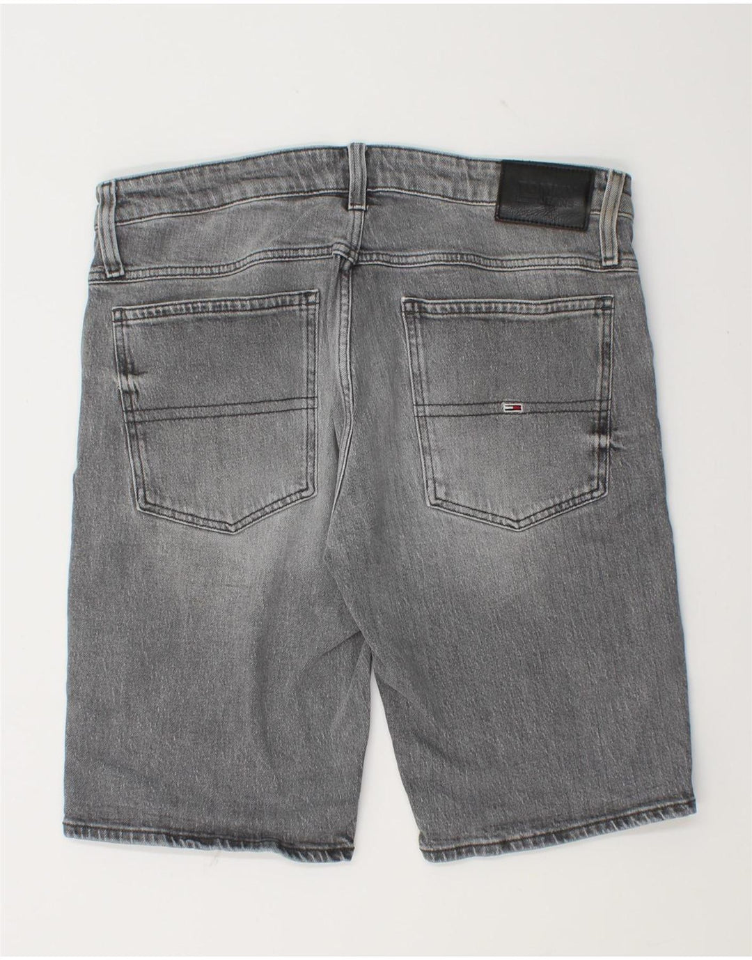 Tommy Hilfiger Short en jean pour homme W36 Large Gris Coton