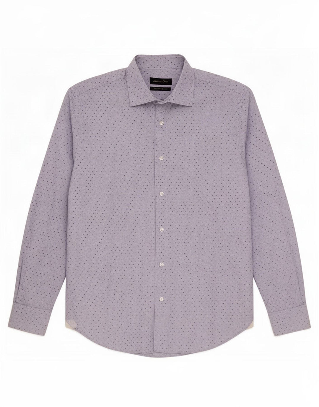 Massimo Dutti Chemise Homme Bleu Moyen Taché