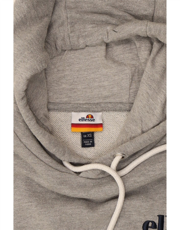 ELLESSE Mens Hoodie Jumper XS Grey Cotton Vintage Ellesse and Second-Hand Ellesse from Messina Hembry 