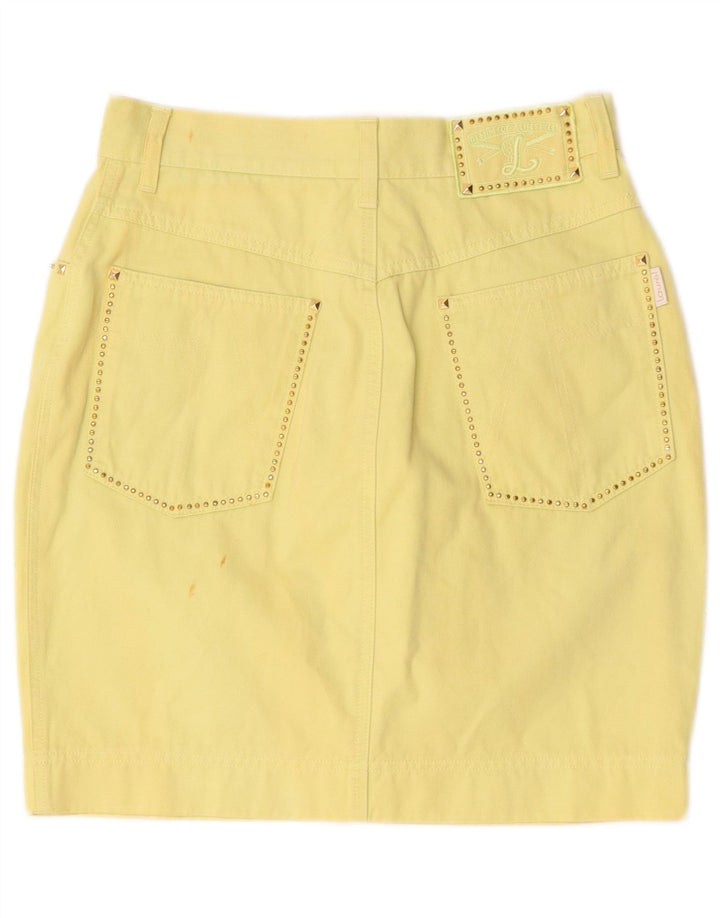Laurel Mini jupe femme EU 38 Medium W28 coton jaune