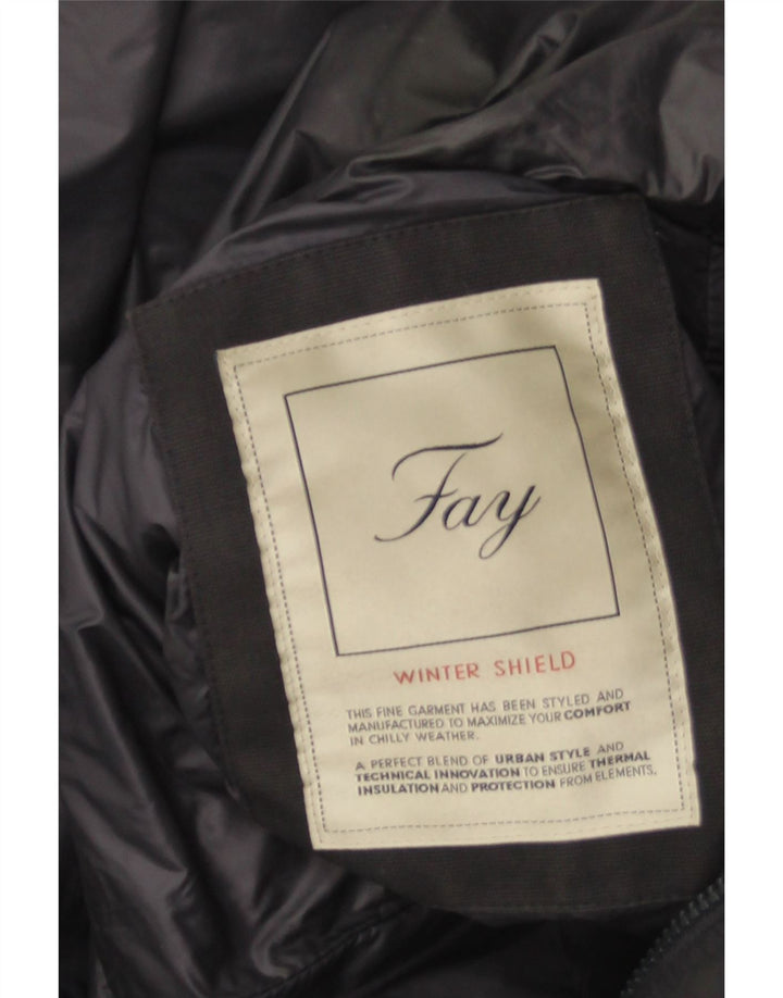 Fay Manteau rembourré pour homme UK 42 XL Bleu marine Polyester