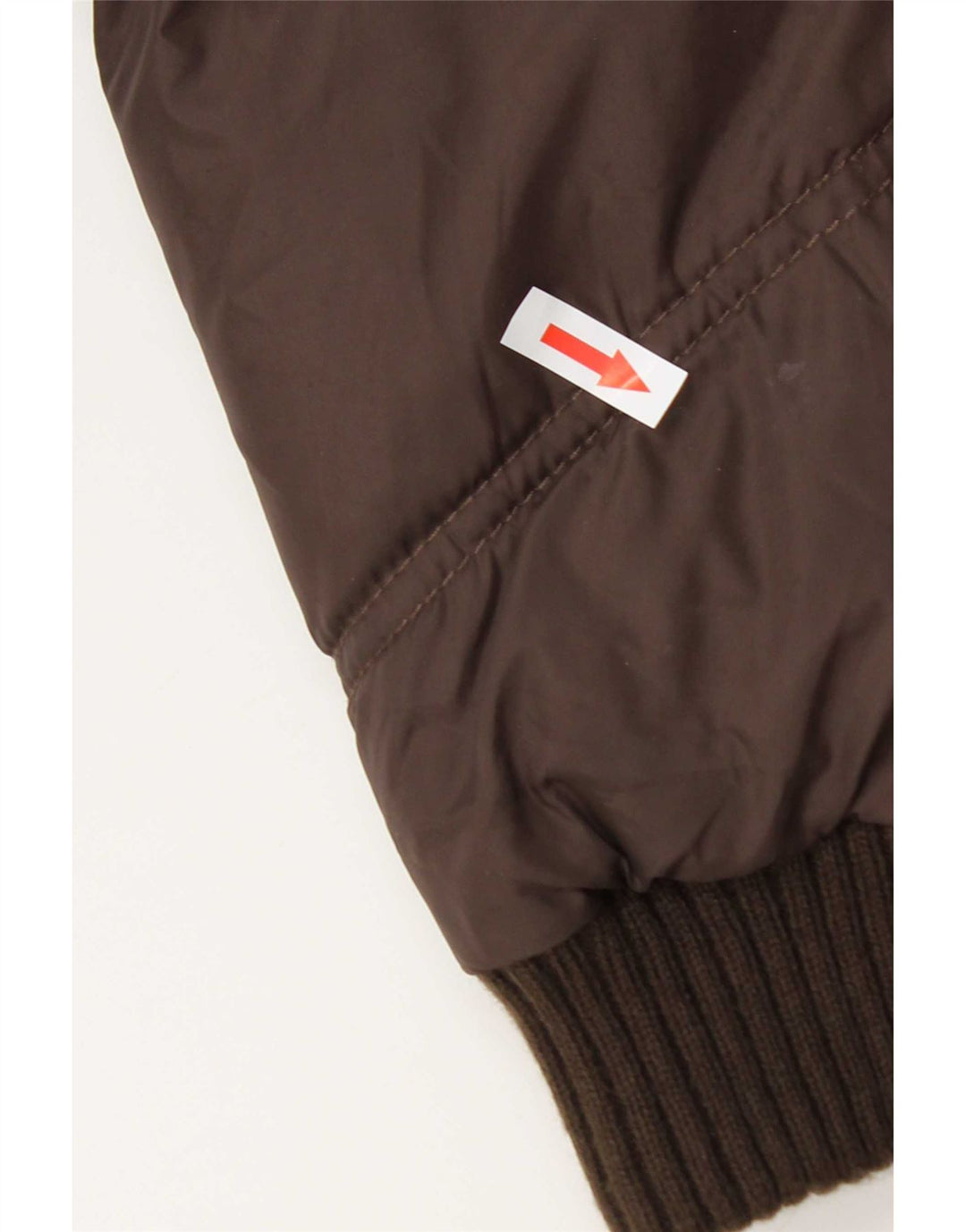 Marks & Spencer Veste matelassée à capuche pour femme UK 14 Large Marron Polyamide