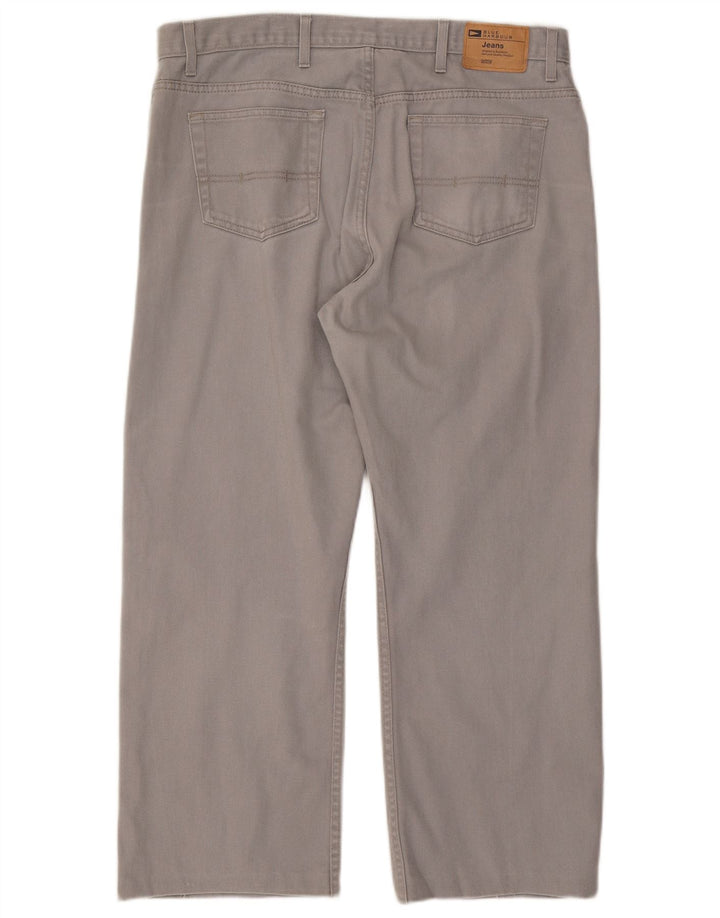 Marks & Spencer Jean droit Blue Harbor homme W38 L33 coton gris