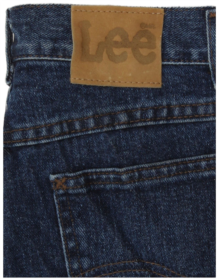 Lee Short en jean taille haute pour femme W28 Bleu moyen