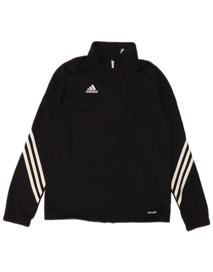 ADIDAS Veste de survêtement Climalite Garçon 11-12 ans Noir Polyester