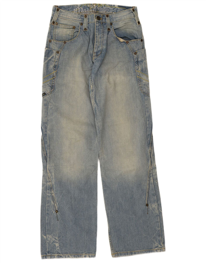 Mogul Jean Cargo Loose Homme W28 L33 Bleu Coton