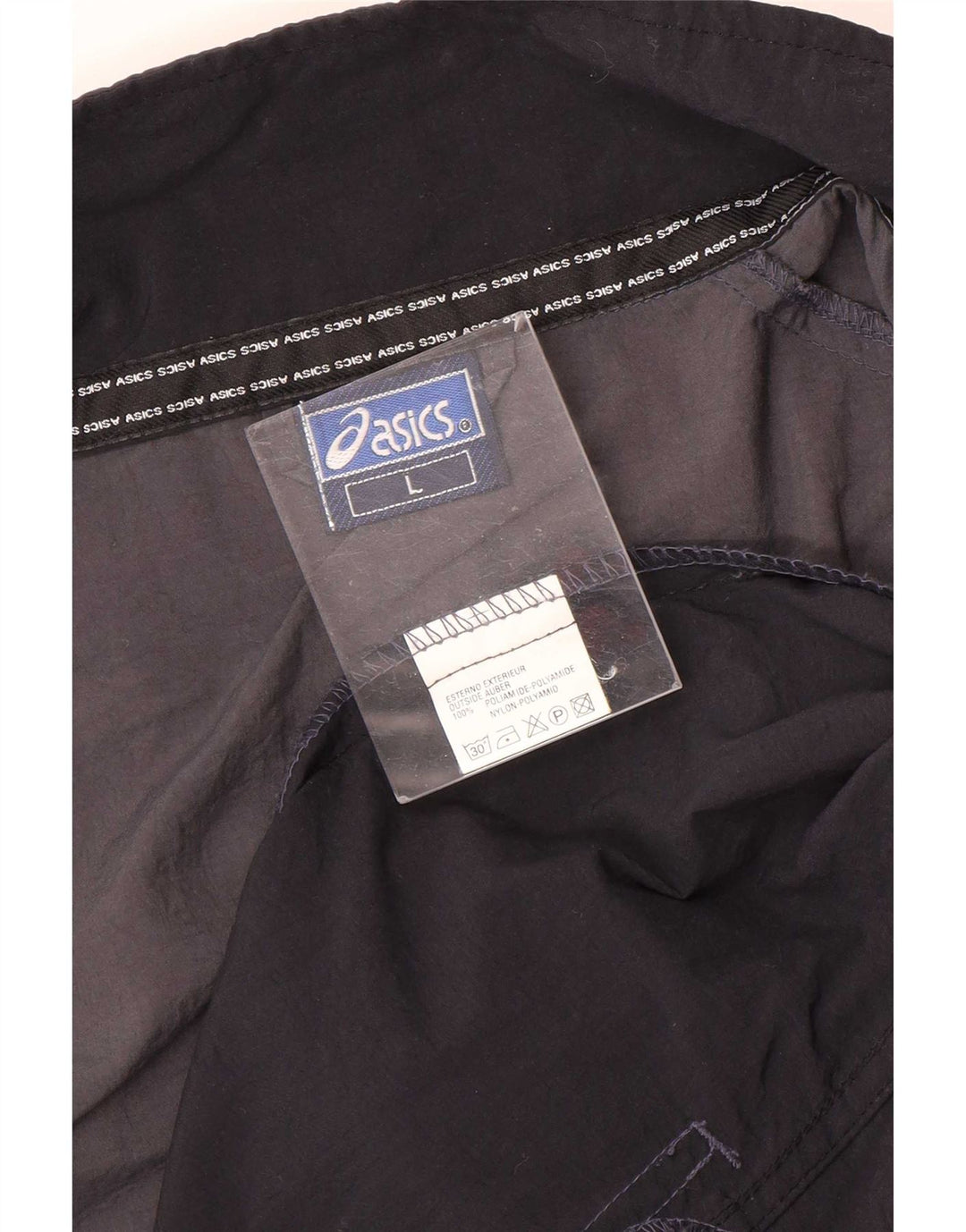 Asics Veste de survêtement pour homme Large Gris Colorblock Nylon