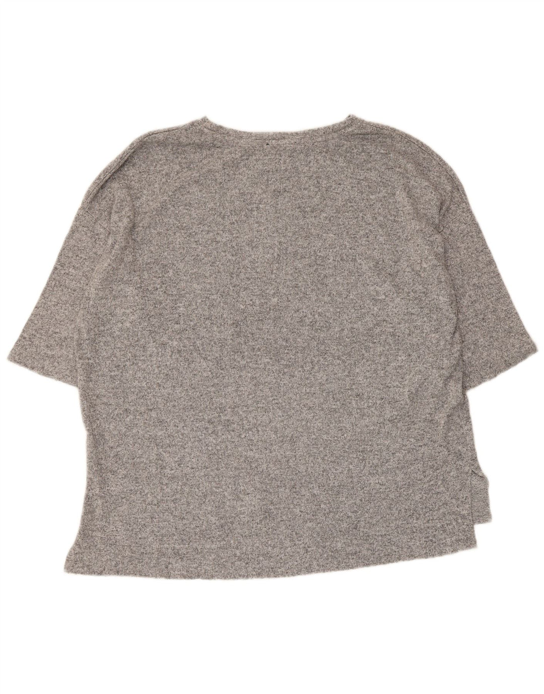 Zara Femme Trafaluc Haut Oversize Manches 3/4 UK 14 Gris Moyen Moucheté
