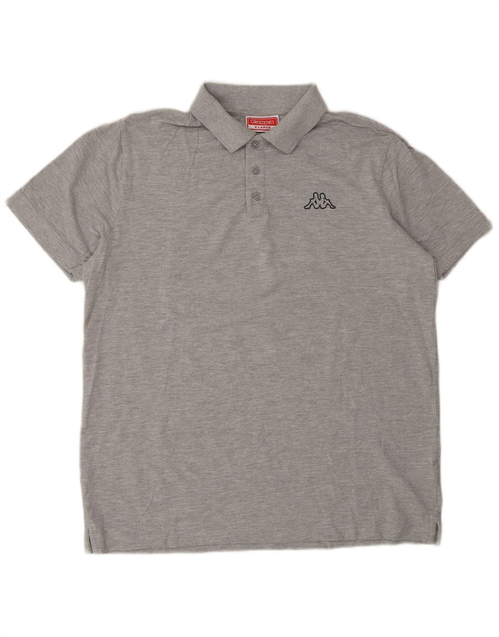 Kappa Polo Homme XL Gris Coton