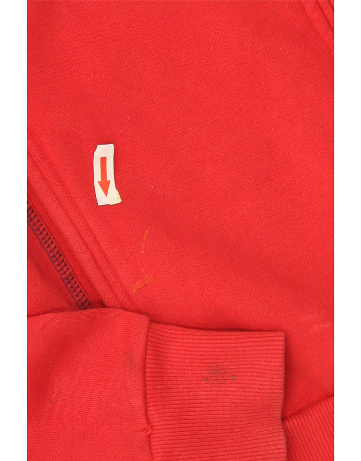 Sergio Tacchini Veste de survêtement pour femme UK 14 Coton rouge moyen