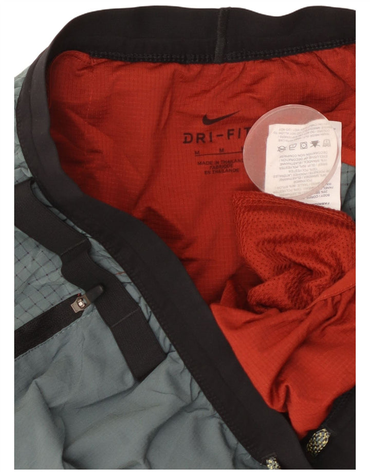 Nike Short de sport pour homme en polyester color block rouge moyen