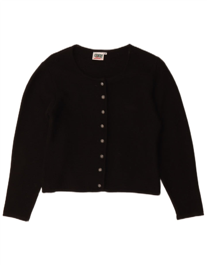 Country Line Pull Cardigan Femme EU 36 Petit Noir Polyacrylique