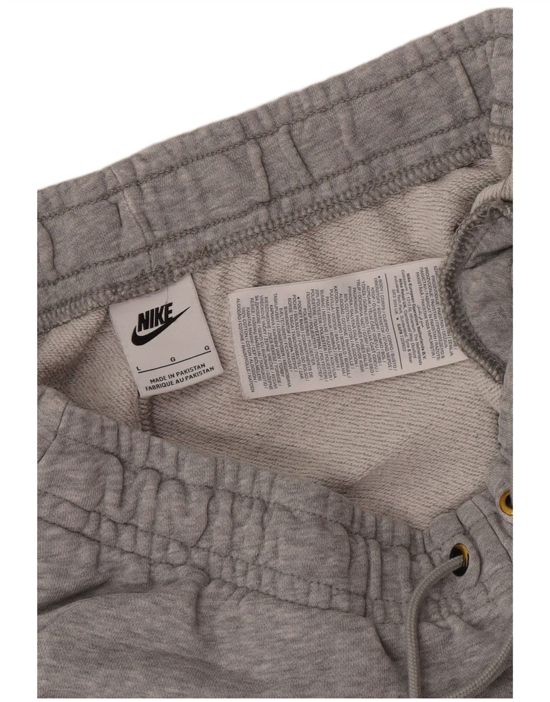 Nike Pantalon de survêtement pour homme en coton gris Taille L