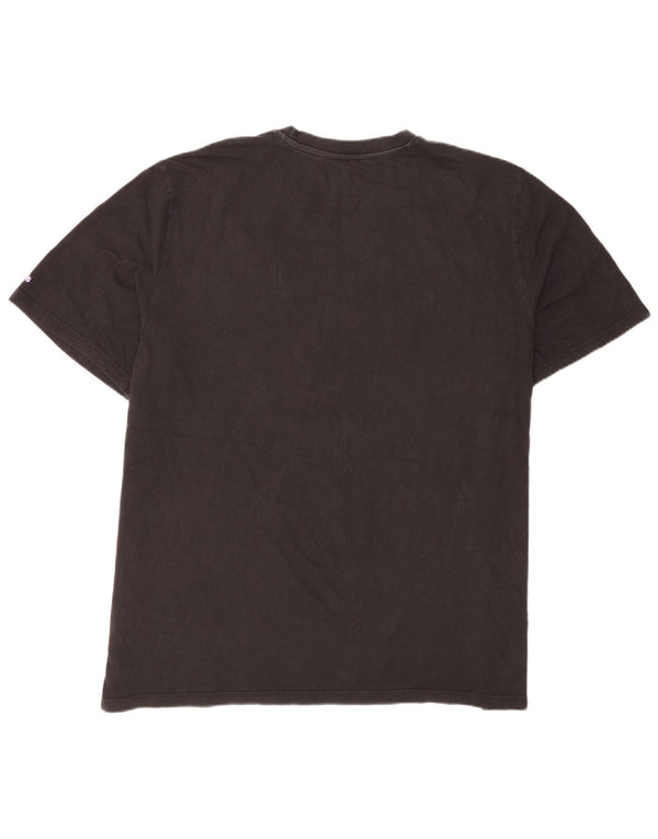 Adidas T-shirt graphique pour homme en coton noir 2XL