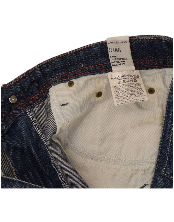 Diesel Jean bootcut effet vieilli W27 L34 pour femme en coton bleu