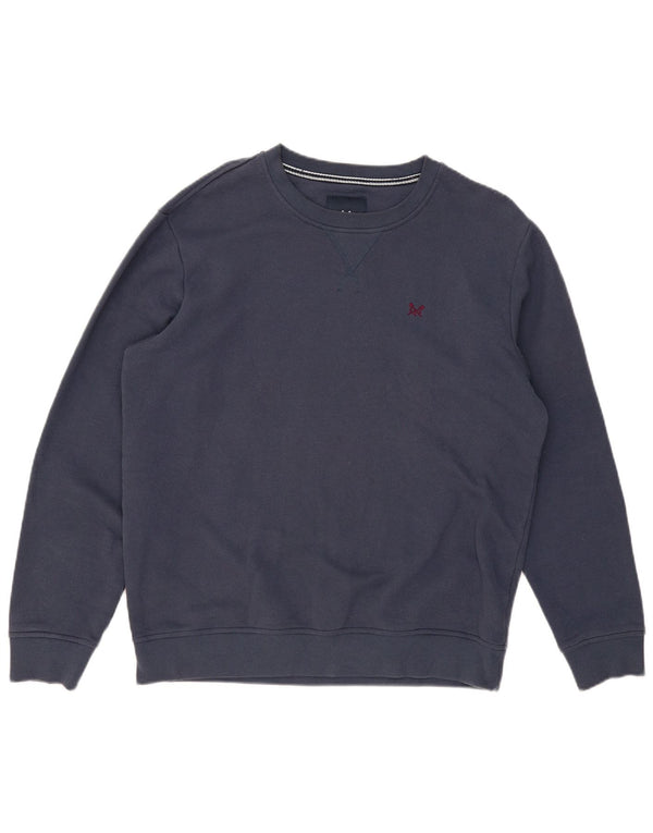 CREW CLOTHING Sweat-Shirt Homme XL Bleu Marine Coton