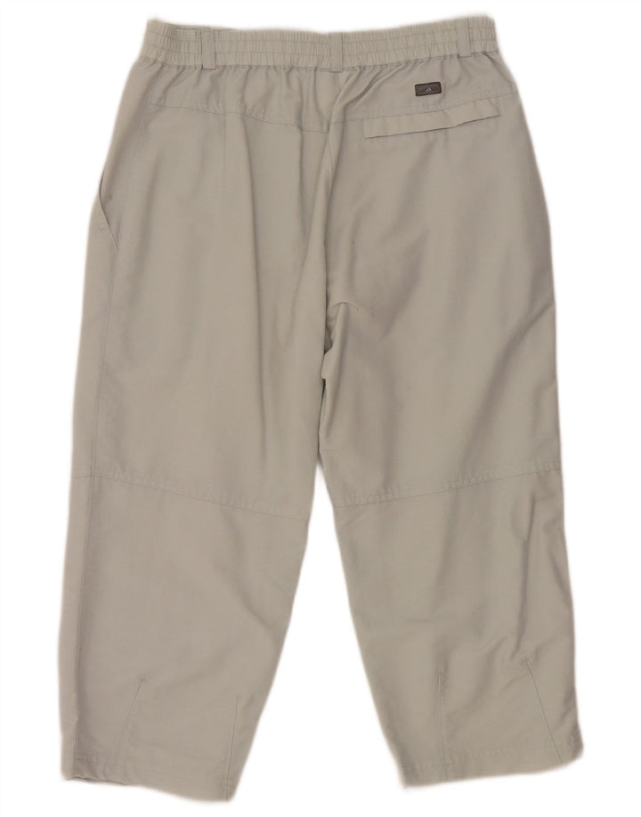 Adidas Pantalon Capri Femme W28 L20 Gris Polyamide