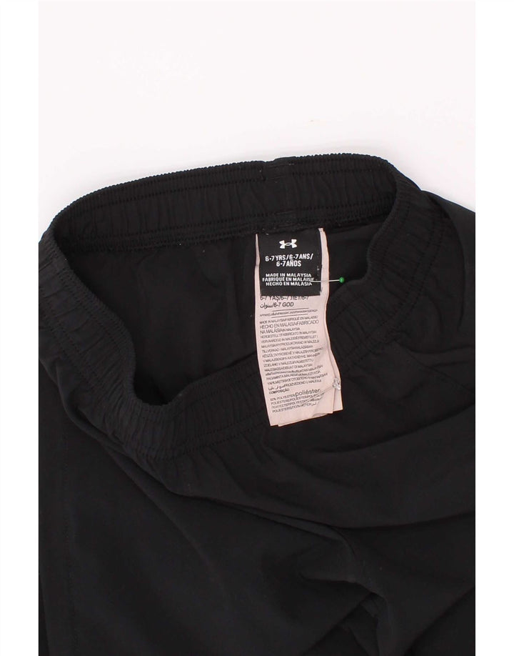 Under Armour Pantalon de Survêtement Garçon 6-7 ans Noir Polyester