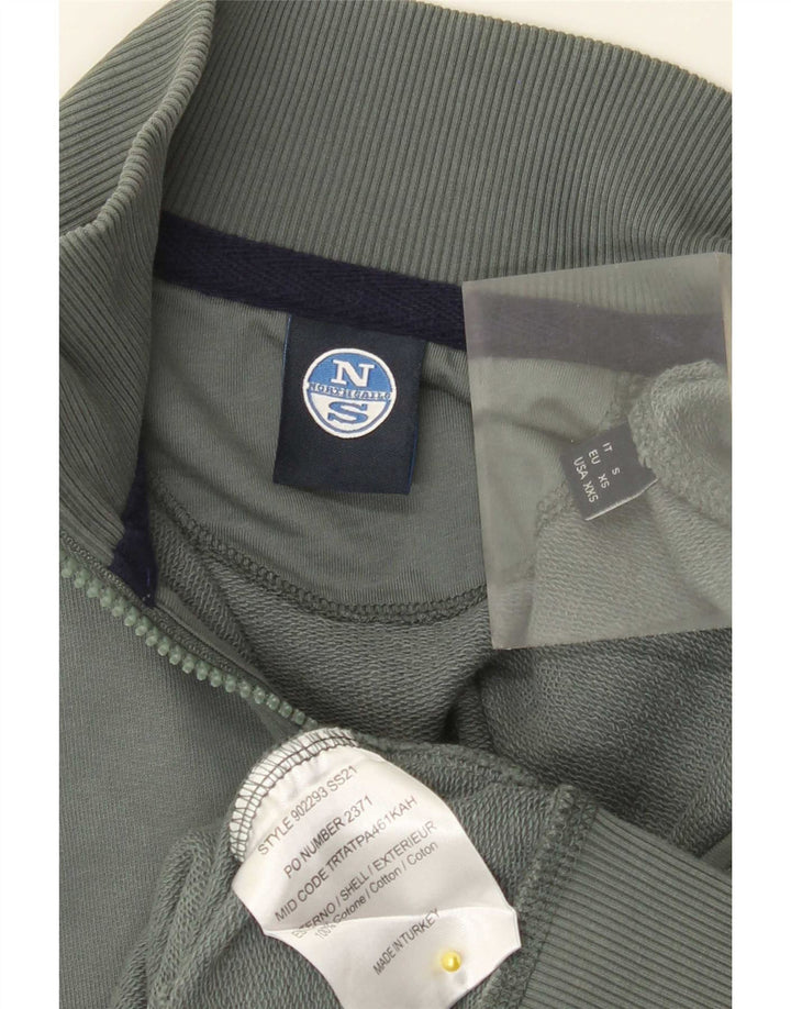 North Sails Veste de survêtement graphique pour homme 2XS en coton vert