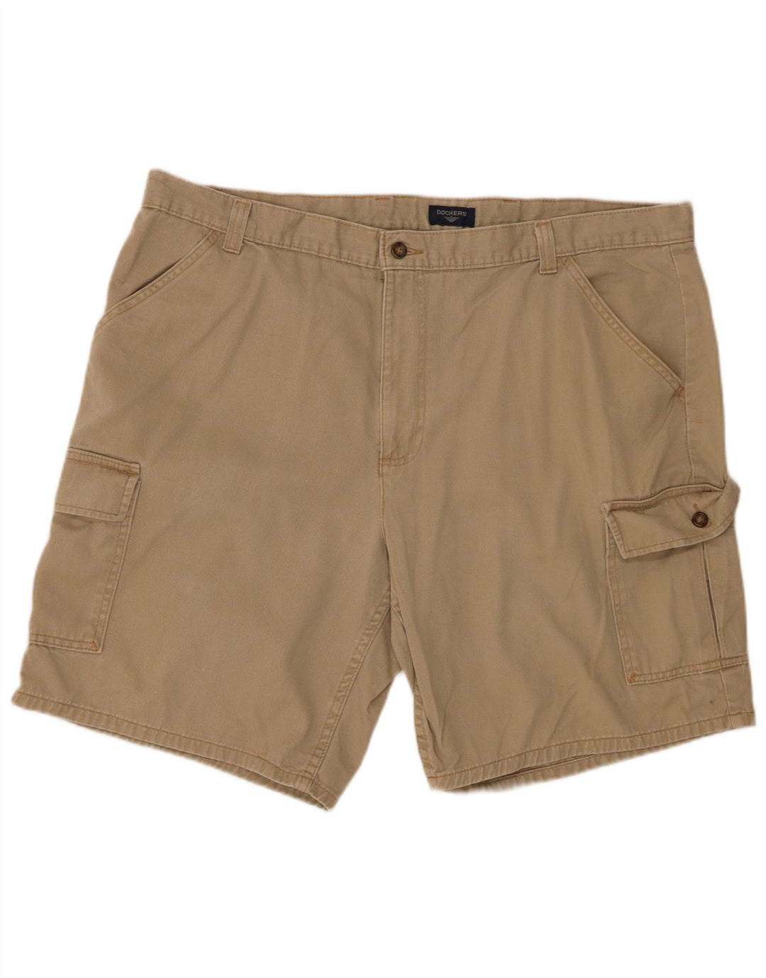 DOCKERS Short Cargo Homme W42 2XL Coton Beige