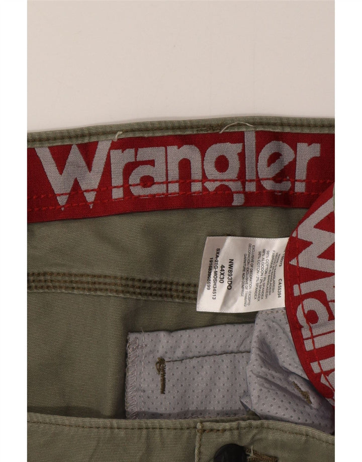 WRANGLER Pantalon Cargo Droit Homme W44 L30 Vert Coton