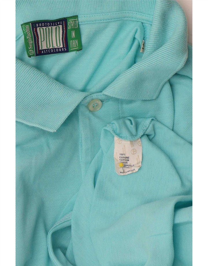 Sergio Tacchini Polo Homme XL Coton Turquoise