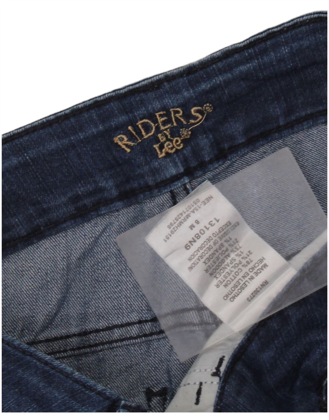 LEE Jeans Capri Riders pour femme US 8 Medium W32 L19 Bleu Coton