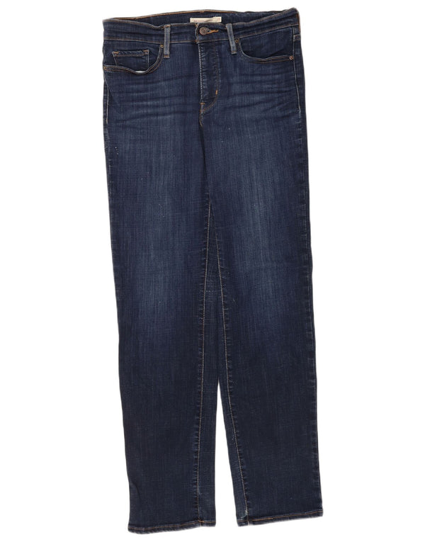 Levi's Jean 314 Shaping Straight Femme Bleu Marine W29 L32 Coton