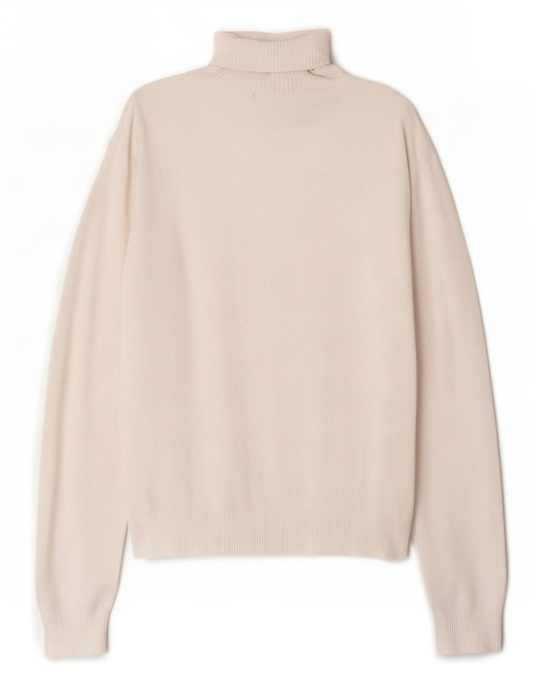 Zara Pull col roulé pour femme UK 14 Grande rayonne blanche