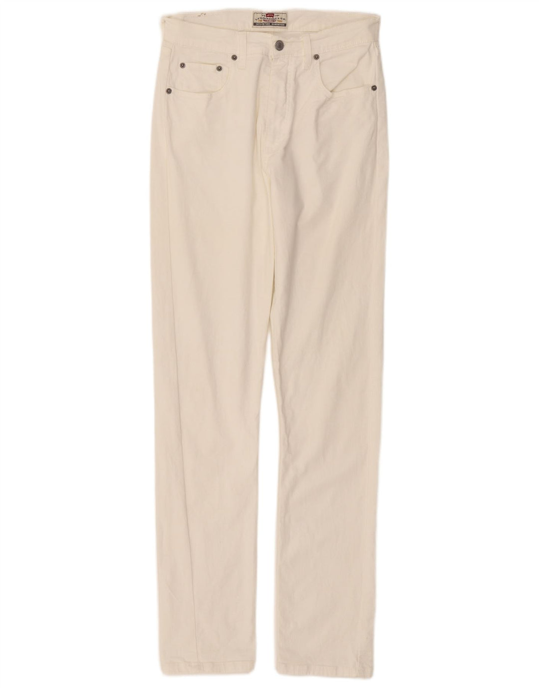 Levi's Jean Droit 475 Femme W33 L32 Coton Blanc