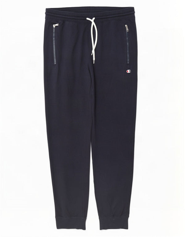Champion Pantalon de survêtement pour femme Joggers UK 14 Bleu marine moyen