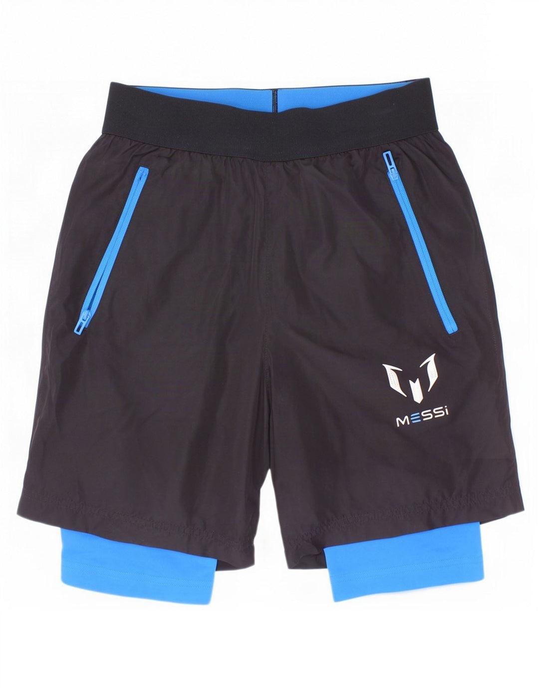 Adidas Short de Sport MESSI Garçon 9-10 Ans Noir Polyester