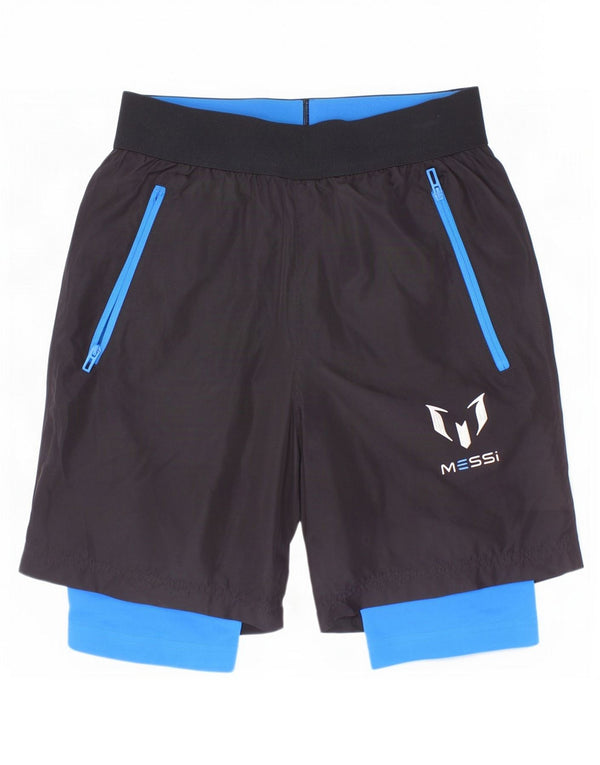 Adidas Short de Sport MESSI Garçon 9-10 Ans Noir Polyester