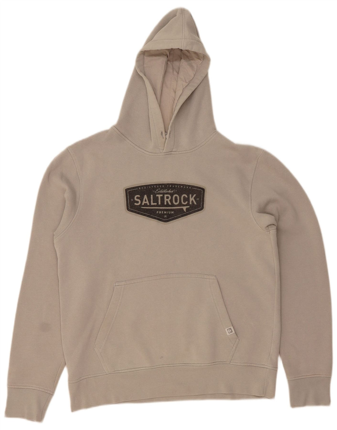 SALTROCK Pull à Capuche Graphique Homme Gris Moyen