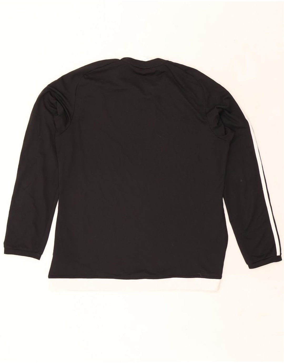Adidas Hommes Climalite Haut À Manches Longues Grand Noir Polyester