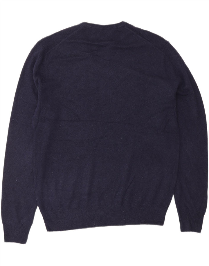 POLO RALPH LAUREN Pull Col V Homme Bleu Marine Moyen Laine
