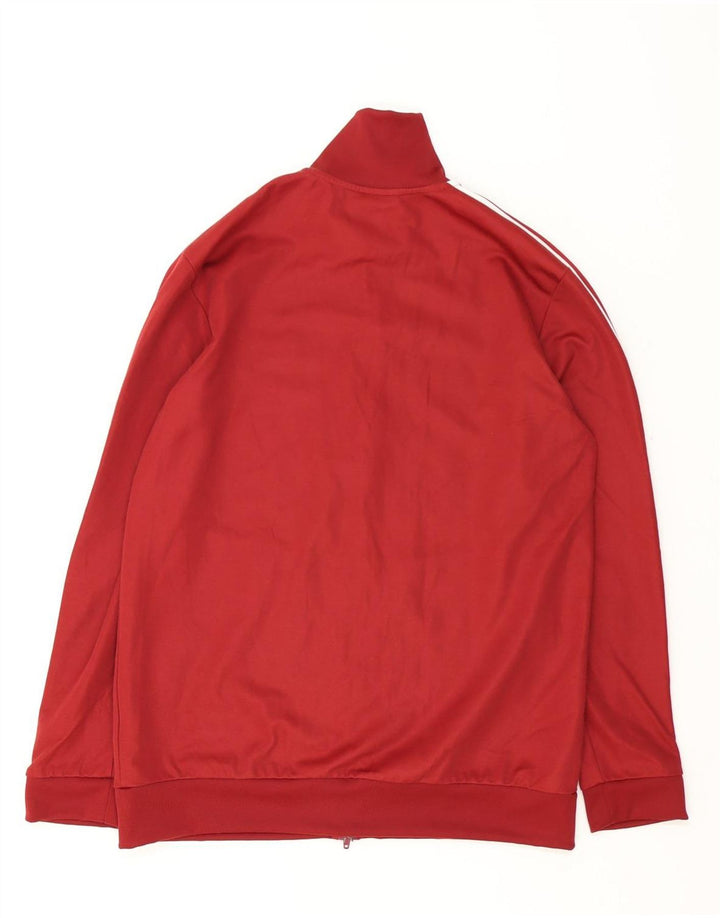 Adidas Veste de survêtement pour homme Taille L en polyester bordeaux