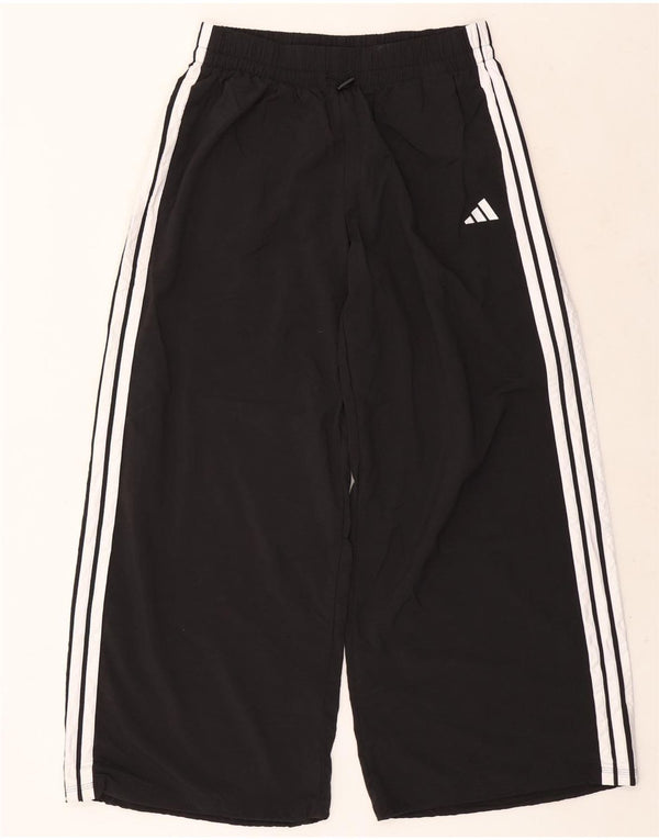 Adidas Pantalon de survêtement large pour femme UK 12/14 Noir moyen Polyester