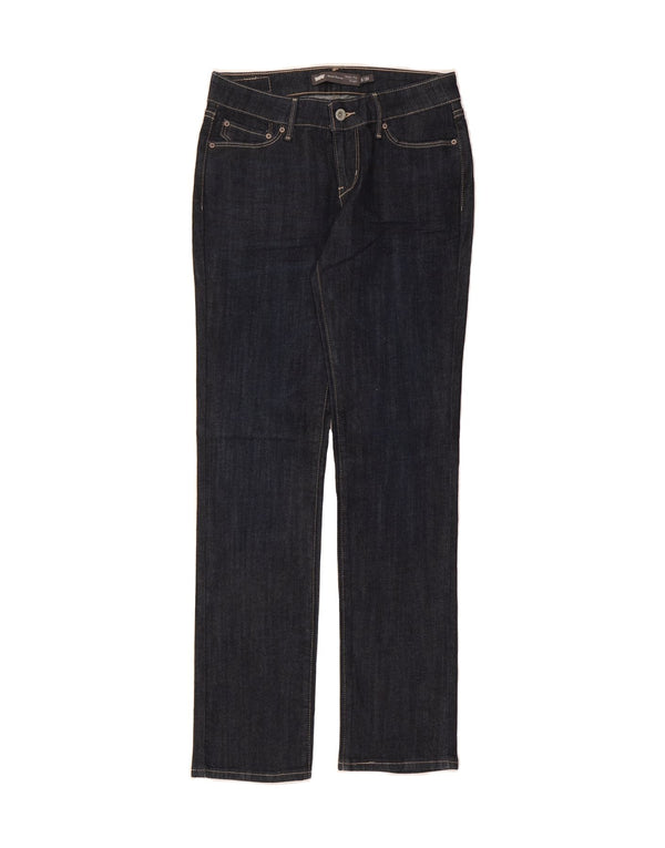 LEVI'S Womens Demi Curve Straight Jeans US 2 XS W26 L32 Navy Blue
