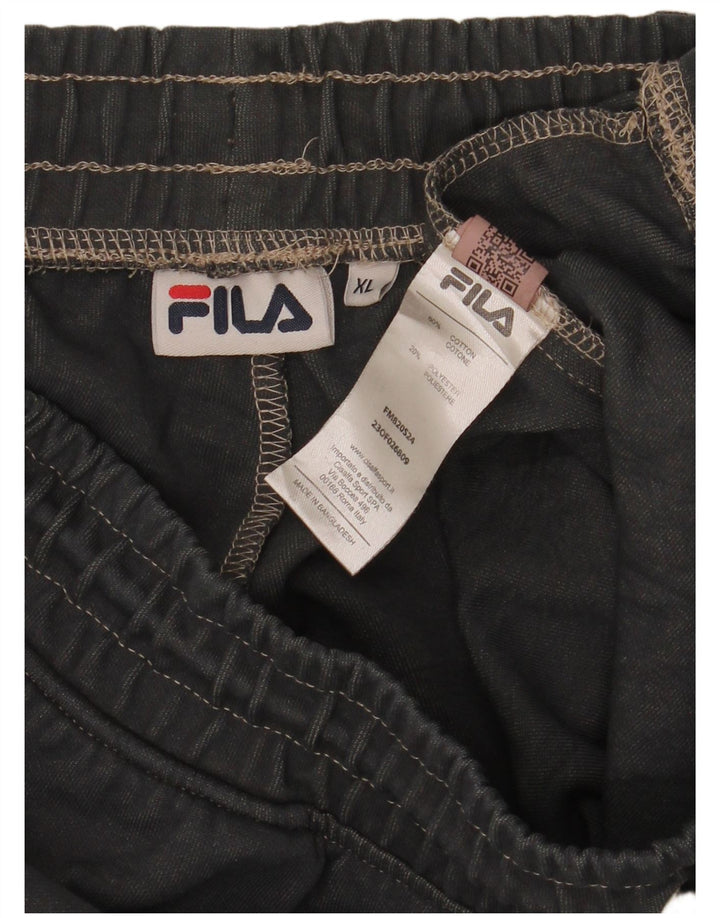 Fila Pantalon De Survêtement XL Gris Rayé Coton Homme