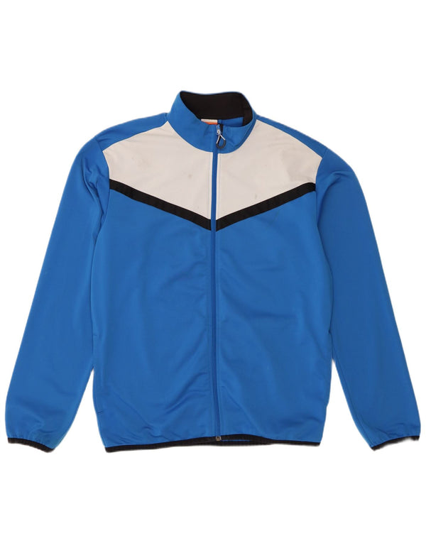 Puma Veste de Survêtement Homme Bleu Moyen Polyester Colorblock