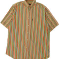 Amerigo Vespucci Chemise à manches courtes pour hommes XL rayé multicolore