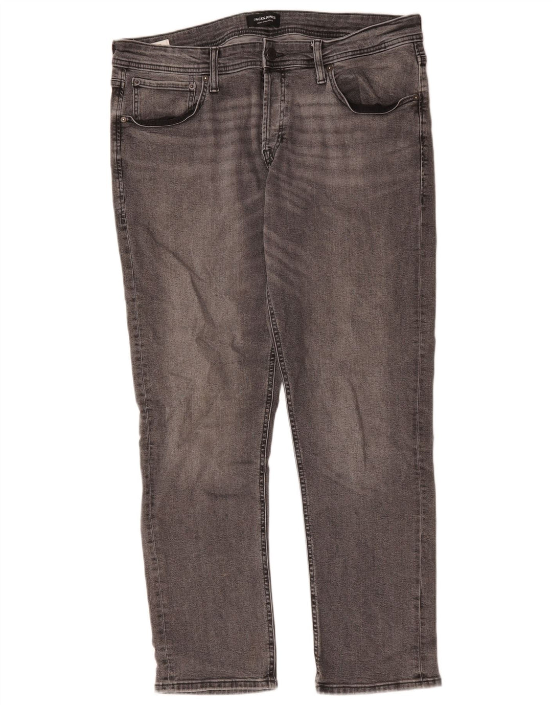 Jack & Jones Jean Slim Homme W38 L32 Gris Coton